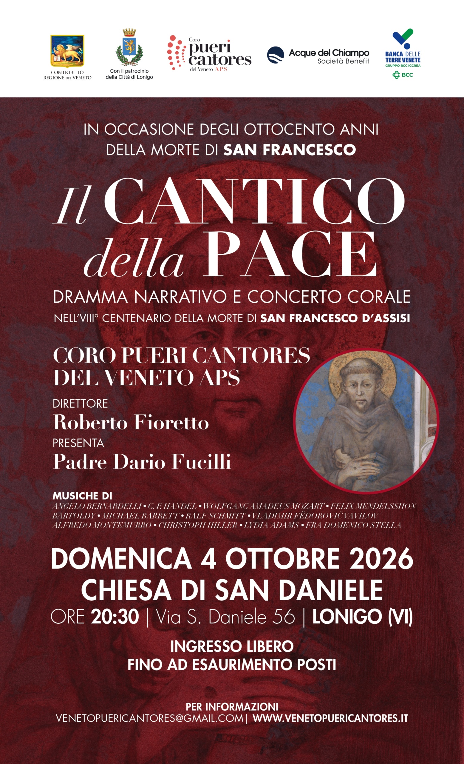 4 Ottobre 2026 – Chiesa di San Daniele (Lonigo, VI)